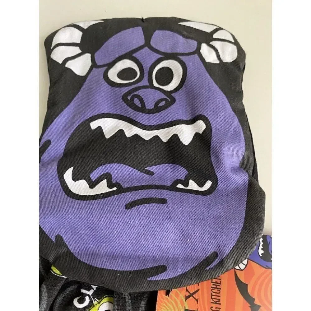 Disney Pixar Monsters Inc SULLY Halloween Kitchen Hanging‎ Towel Mike NEW